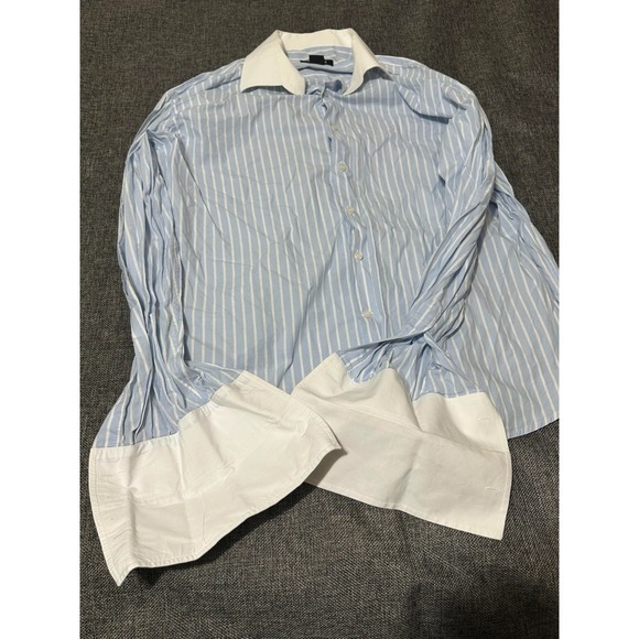 Prague Striped Men's Size 18 34-35 Long Sleeve Shirt - Picture 2 of 7